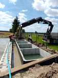 Szambo betonowe / zbiornik na deszczówkę #szamba/zbiorniki betonowe