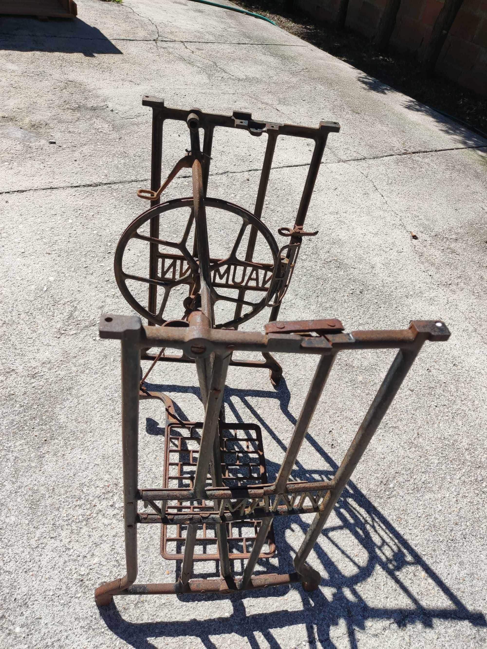 Estrutura Antiga Máquina Costura/Decoração Rústica Projetos Criativos