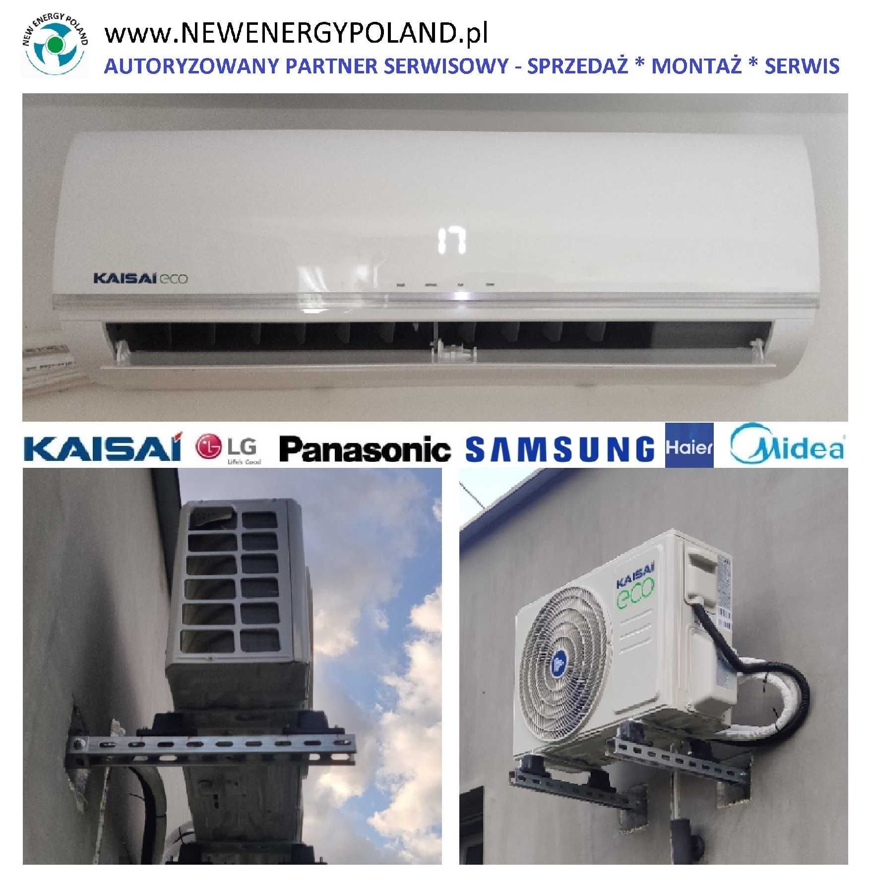 NOWOŚĆ Klimatyzator Kaisai ECO 2,6 3,5 5,3 7kW KTKI/KTKO NAJTANIEJ