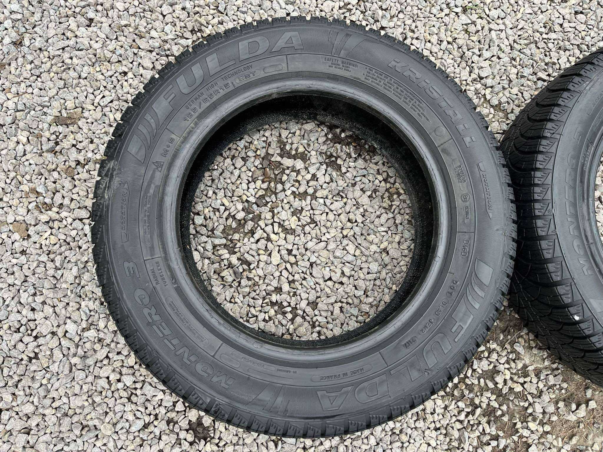 Opony 185/65R15 Fulda Kristall Montero 3 Zima 2sztuki 6,51mm