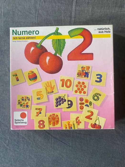 Selecta Numero Montessori Madeira jogo