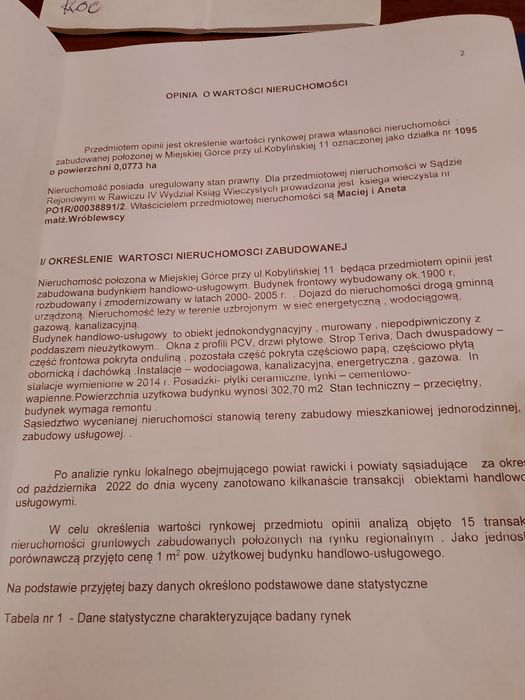 Sprzedam nieruchomość