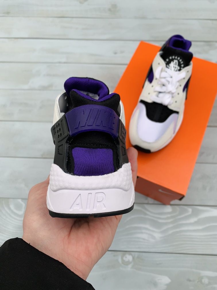 Оригинал Nike Air Huarache White Purple (DH4439-105)