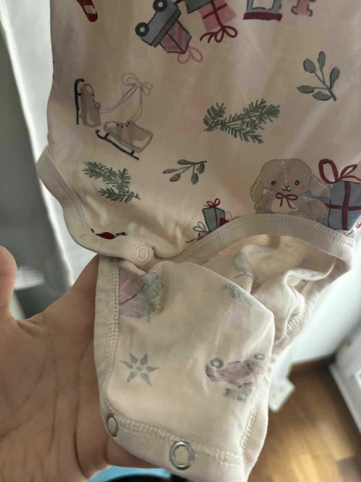 Body świąteczne 100% Bawełna H&M r. 86