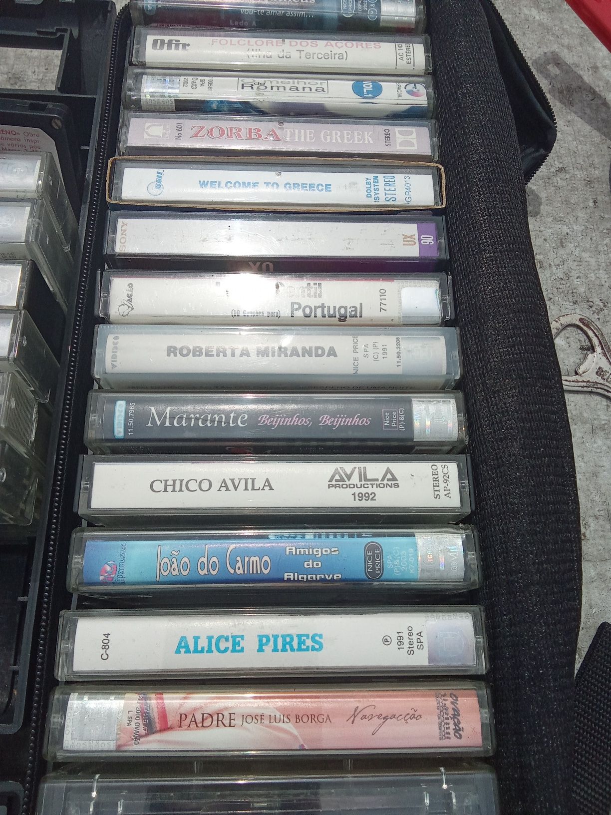 Cassetes 20 de música portuguesa diversas