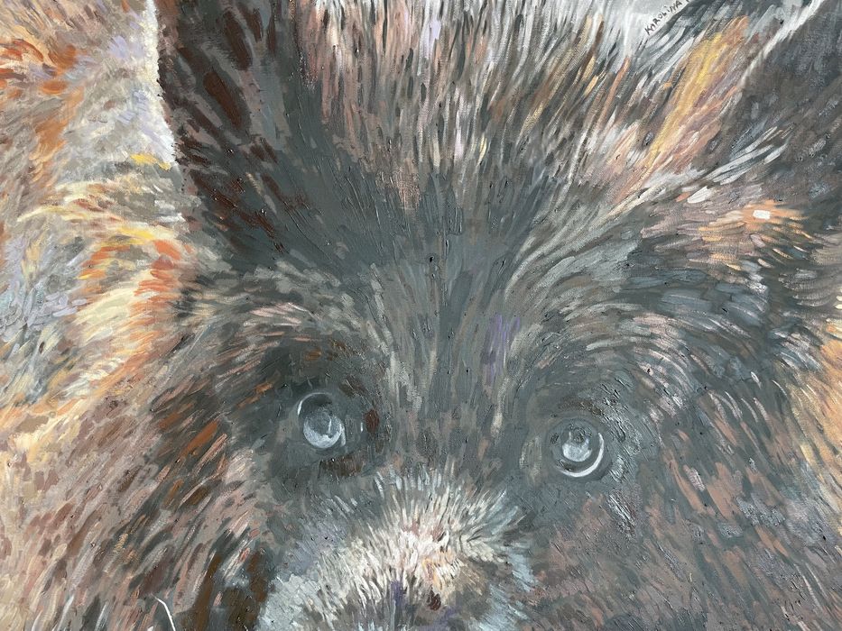 Obraz olejny na płótnie namalowany ze zdjęcia