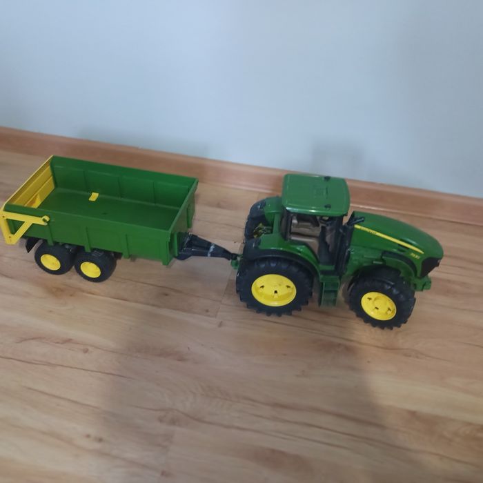 Traktor i przyczepa bruder