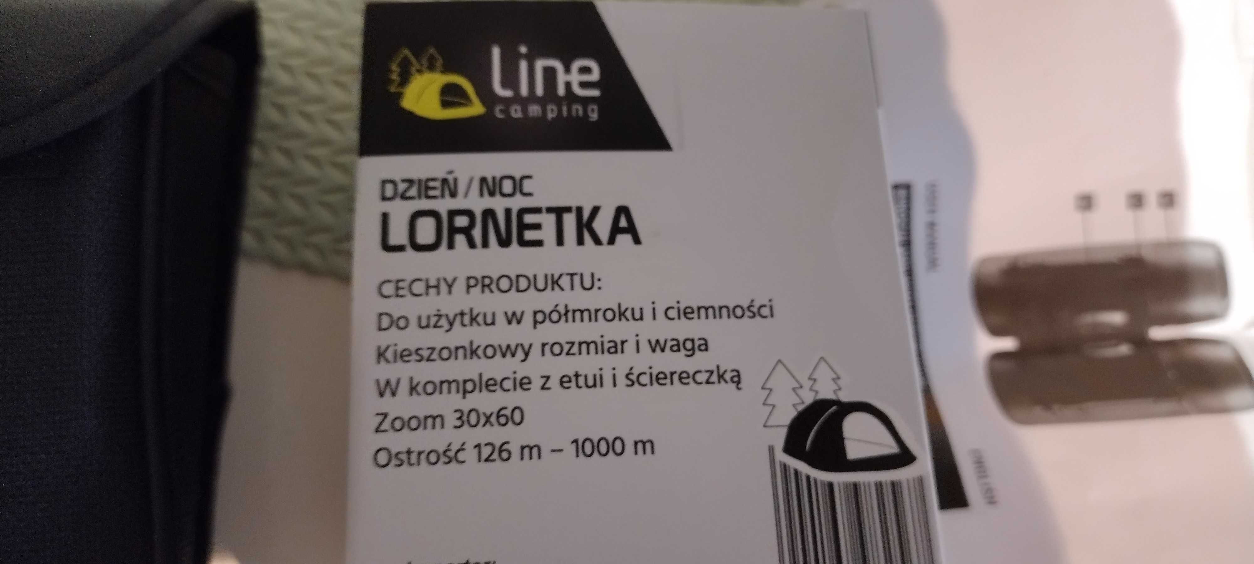 Lornetka line camping dzień noc