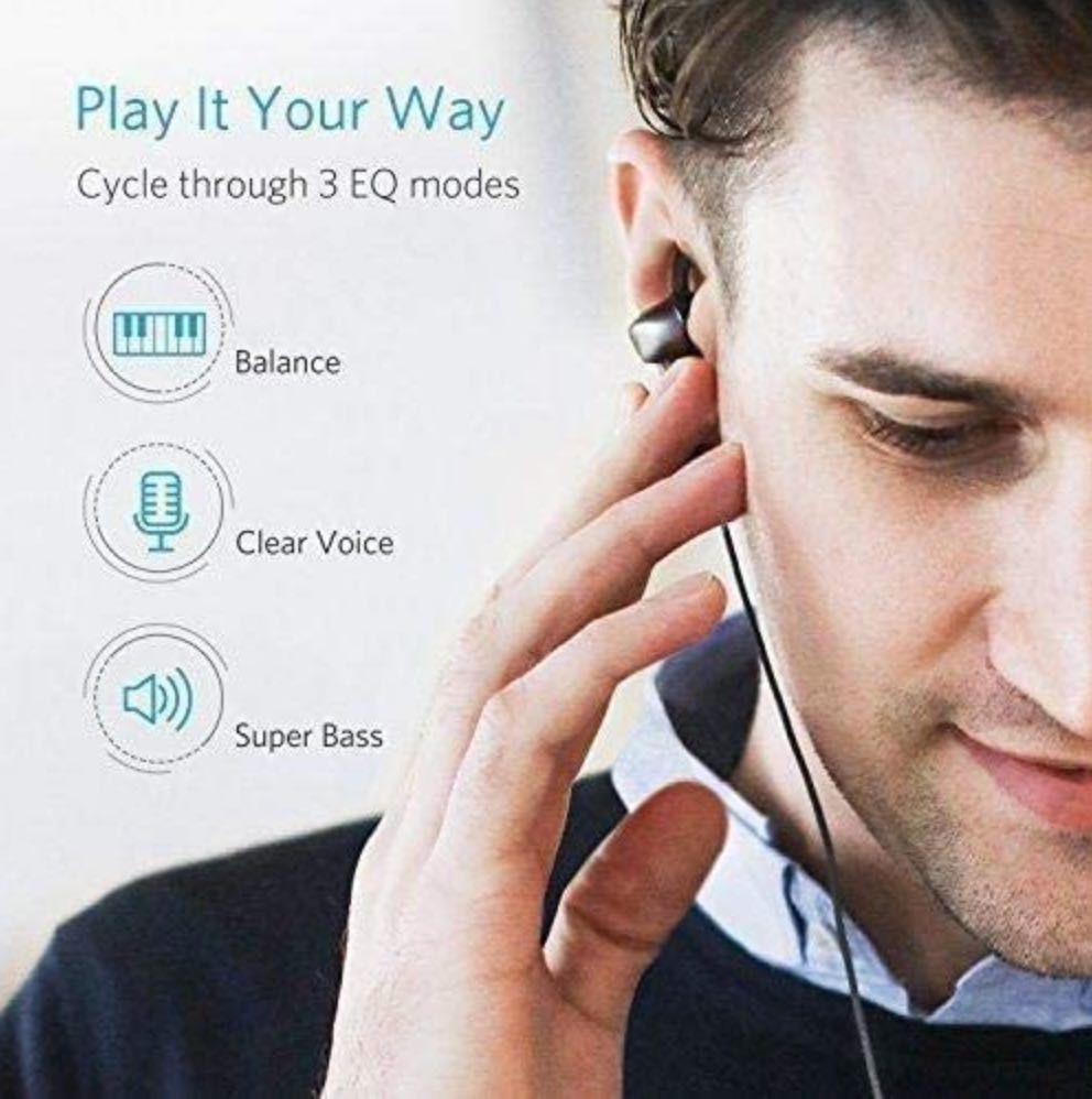 Anker SoundBuds Digital IE10 In-Ear, Built-In Mic iPhone, iPad, iPod