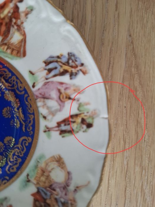 Conjunto de 3 chávenas de café JKW antigas