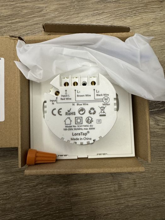 LoraTap Tuya Smart Interrupetor Estores/Cortinas