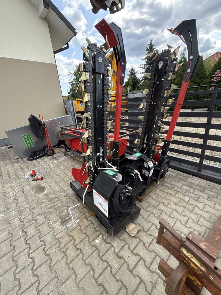 koparka łańcuchowa hydrauliczna przystawka gł.120cm do mini ładowarki