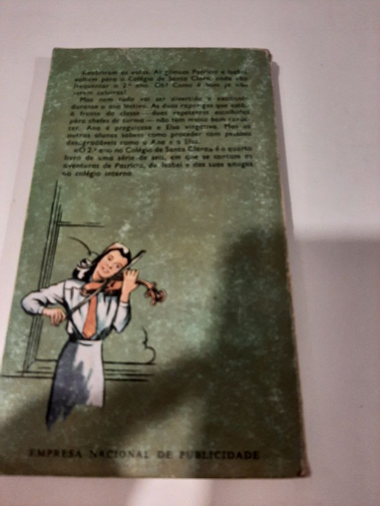 O segundo ano no colegio de santa clara enid  blyton