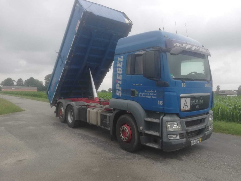 MAN TGS 26.440 wywrotka, zbożówka , kiper aluminiowy