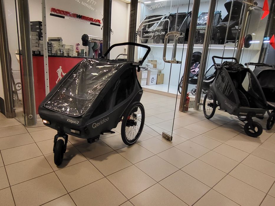 Qeridoo Kidgoo 2 wozek joggingowy przyczepka rowerowa
