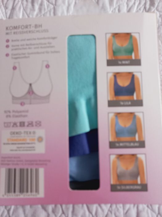 Biustonosze bezszwowe rozmiar XL