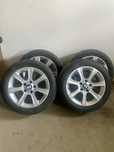 Komplet 4 kół BMW 17” - felgi OEM, opony Dunlop Winter Sport 5 - 8mm!