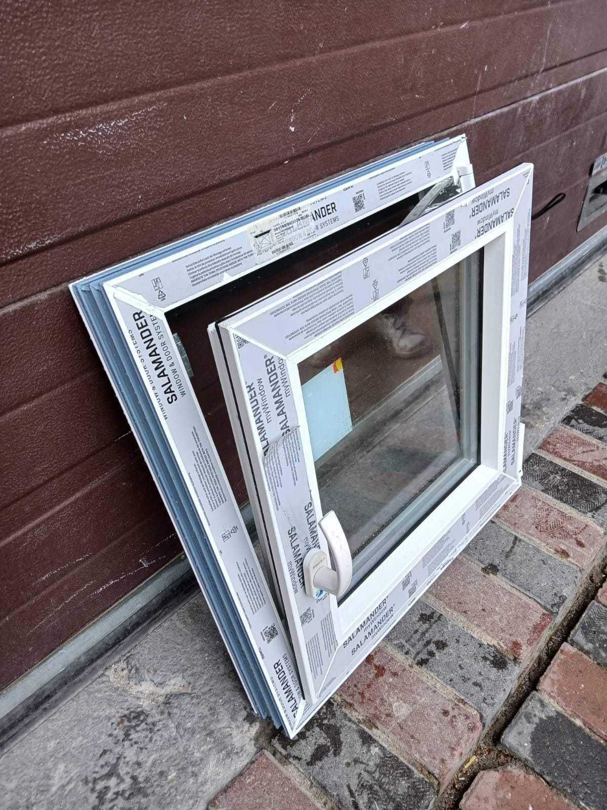 Nowe okno 60x60 małe do piwnicy domu garażu pcv okna DOWÓZ CAŁY KRAJ