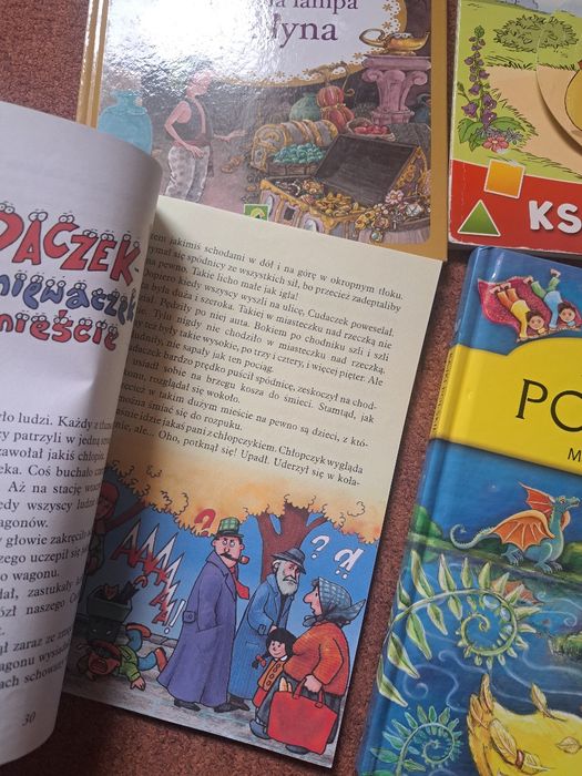Zestaw ksiazek Disney Kubus Puchatek Cudaczek Bajki Polskie Aladyn