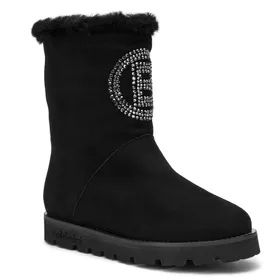 Baldinini botki swarovski kozaki futerko plato koturn sniegowce