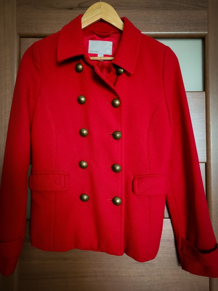 Червоний жакет/пальто, розмір XS