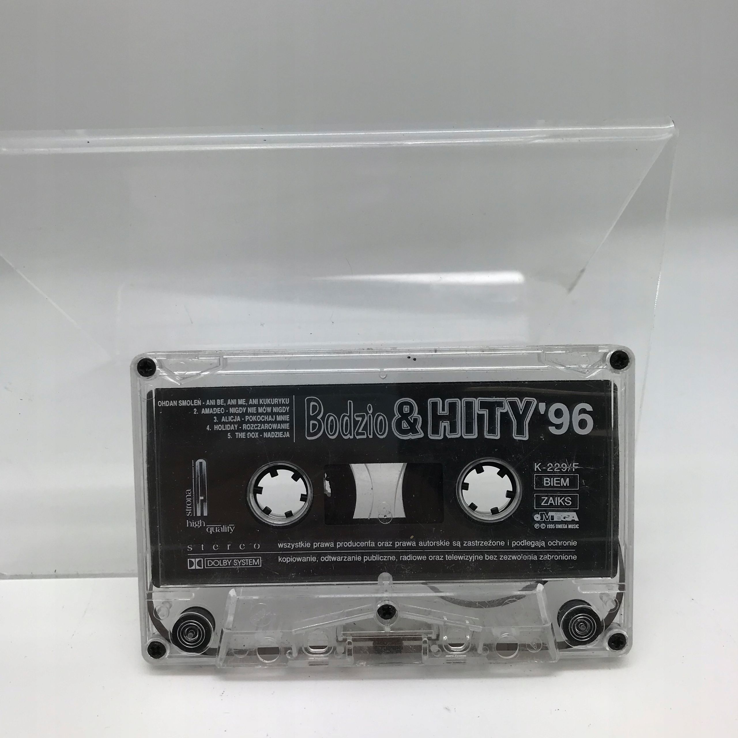 kaseta - bodzio - bodzio & hity '96