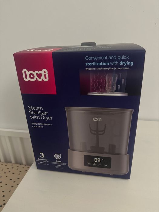 Lovi sterylizator parowy z suszarką Suszenie w 10 minut