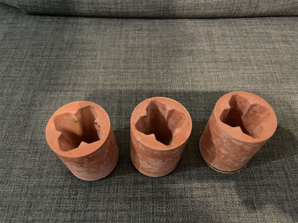 Doniczki mini kamionka 3 szt.