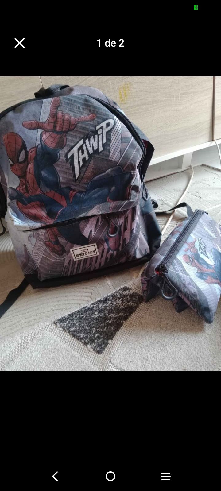 Conjunto mochila e estojo