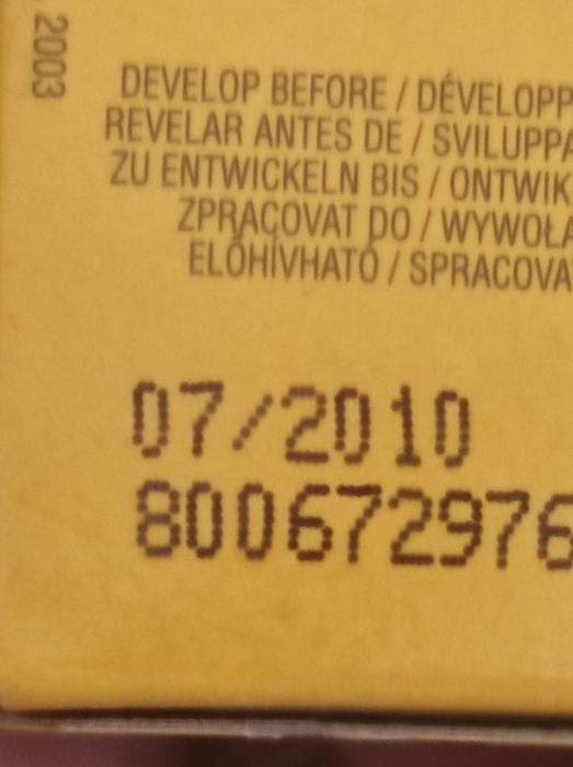 Rolos da Kodak para máquina fotográfica