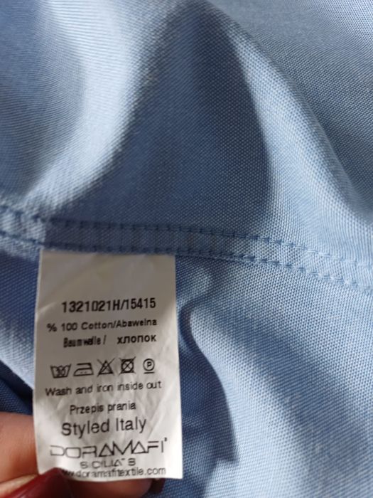 Męska koszula włoskiej firmy Doramafi rozm 3XL.