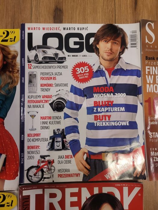 Czasopismo Hot Logo Trendy Styl