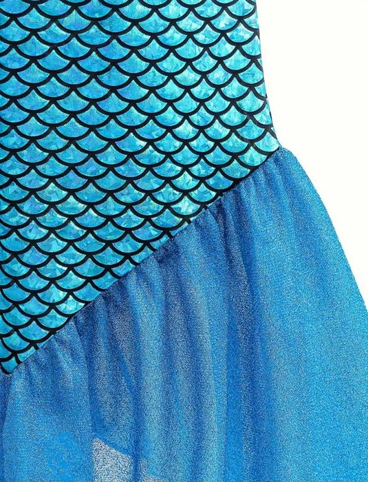 Nowy strój Syrenka Ariel, r. 116 bal przebranie