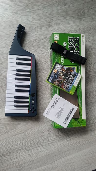 Keytar klawisze keyboard rock band 3 xbox