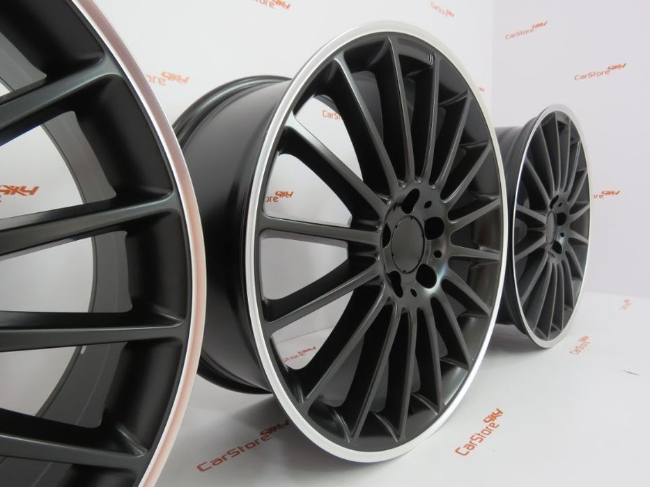 Jantes look Mercedes C63 AMG 19 x  8 et45 +9 et54 5x112 Black