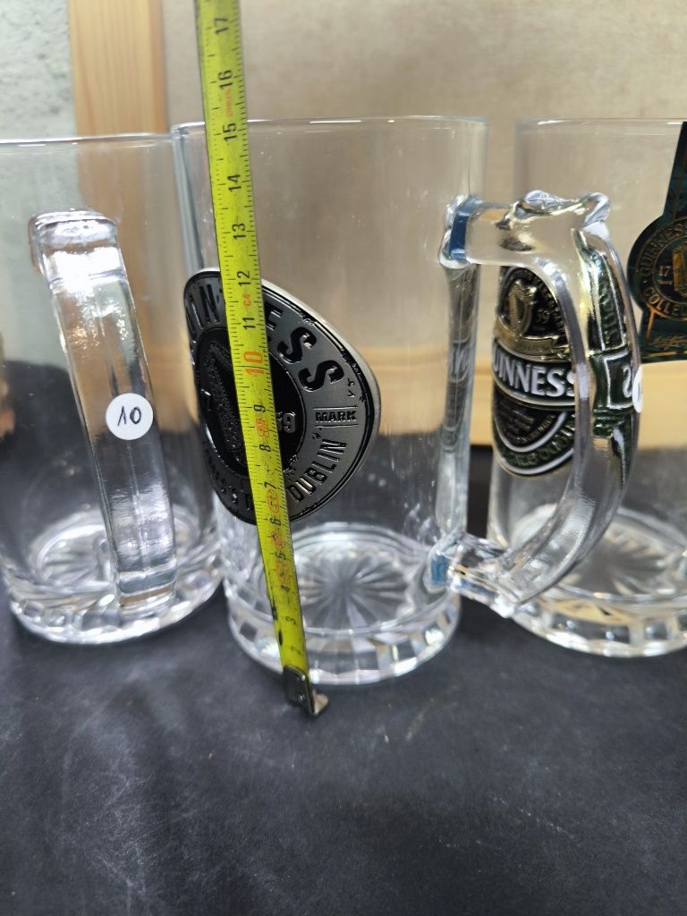 4 canecas Guinness em vidro