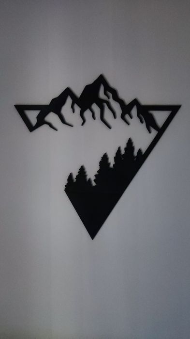 Montanhas 2d art decoração