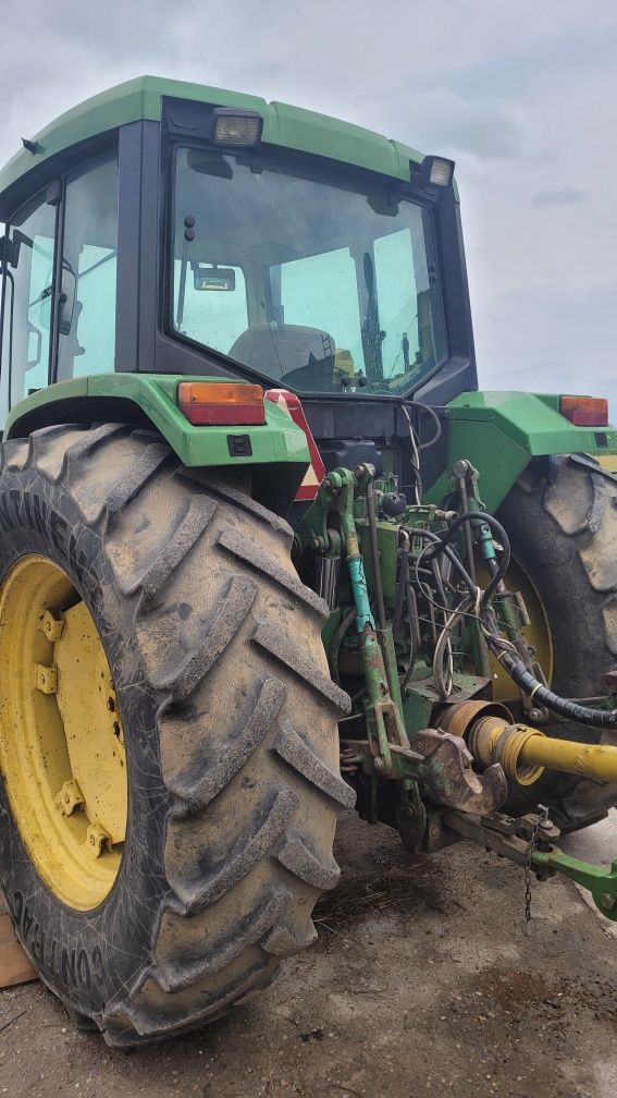 John deere 6400 tur trima. Po remoncie skrzyni