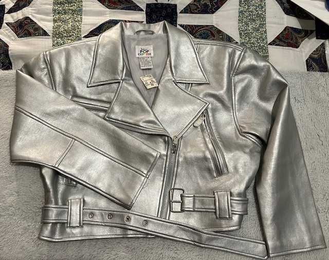 Reitmans Ramoneska Kurtka damska srebrna rozm. L/G NOWA