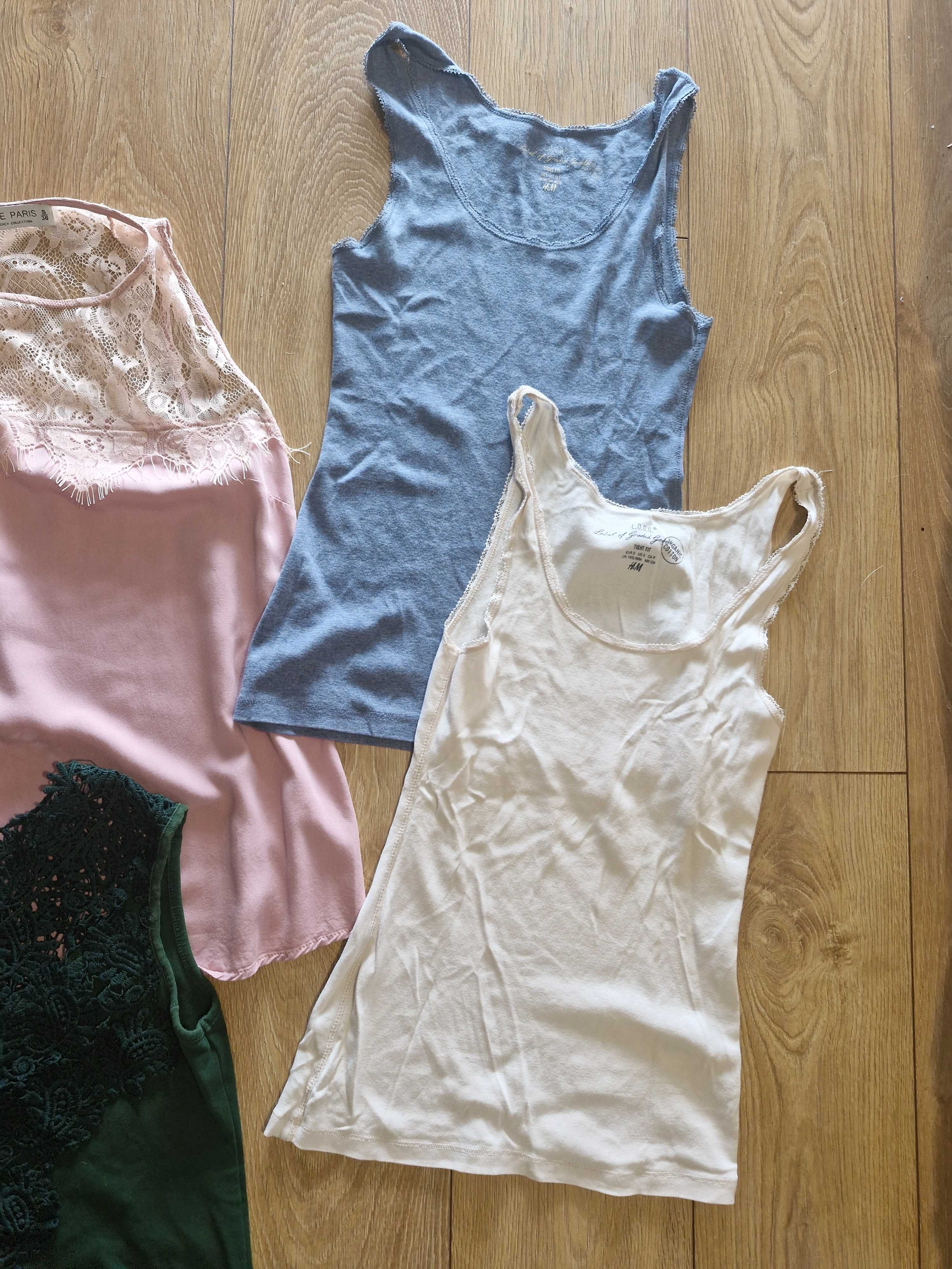 Zestaw 5 bluzek top S