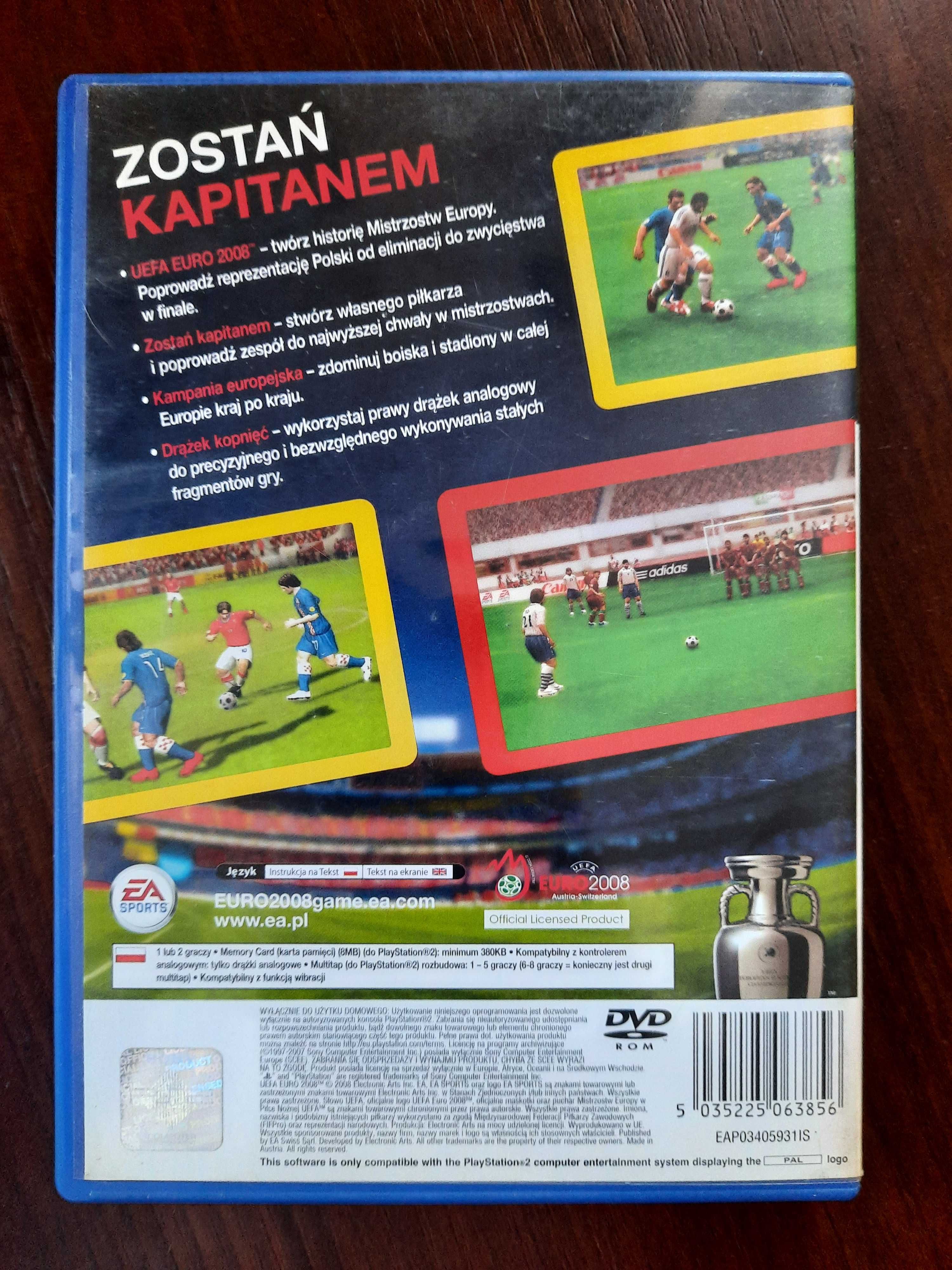 Euro 2008 PS2 Polska Wersja