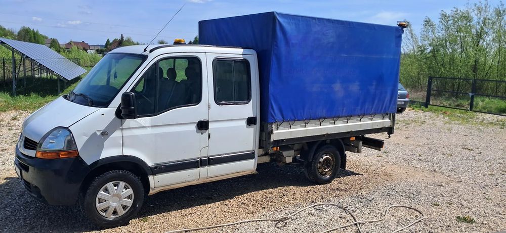 Renault Master  Brygadowka 7 -osob hak oświetlenie Paka 3 m
