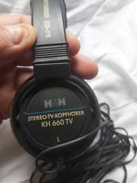 Słuchawki przewodowe na kablu H&H KH 660 TV