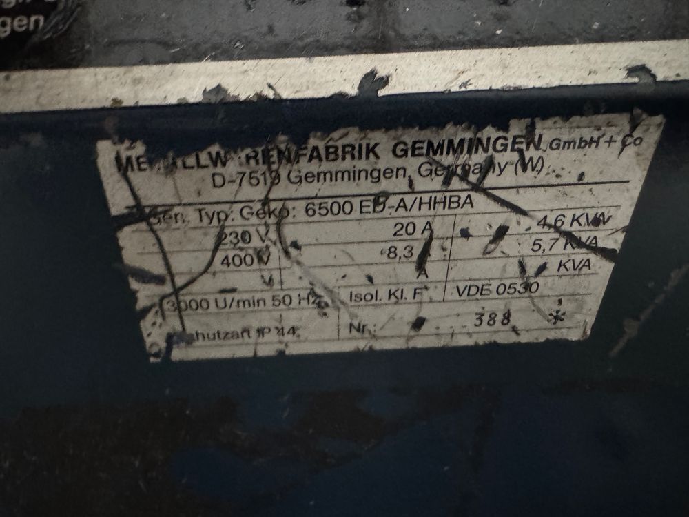 Agregat pràdotworczy honda 4,6 kw