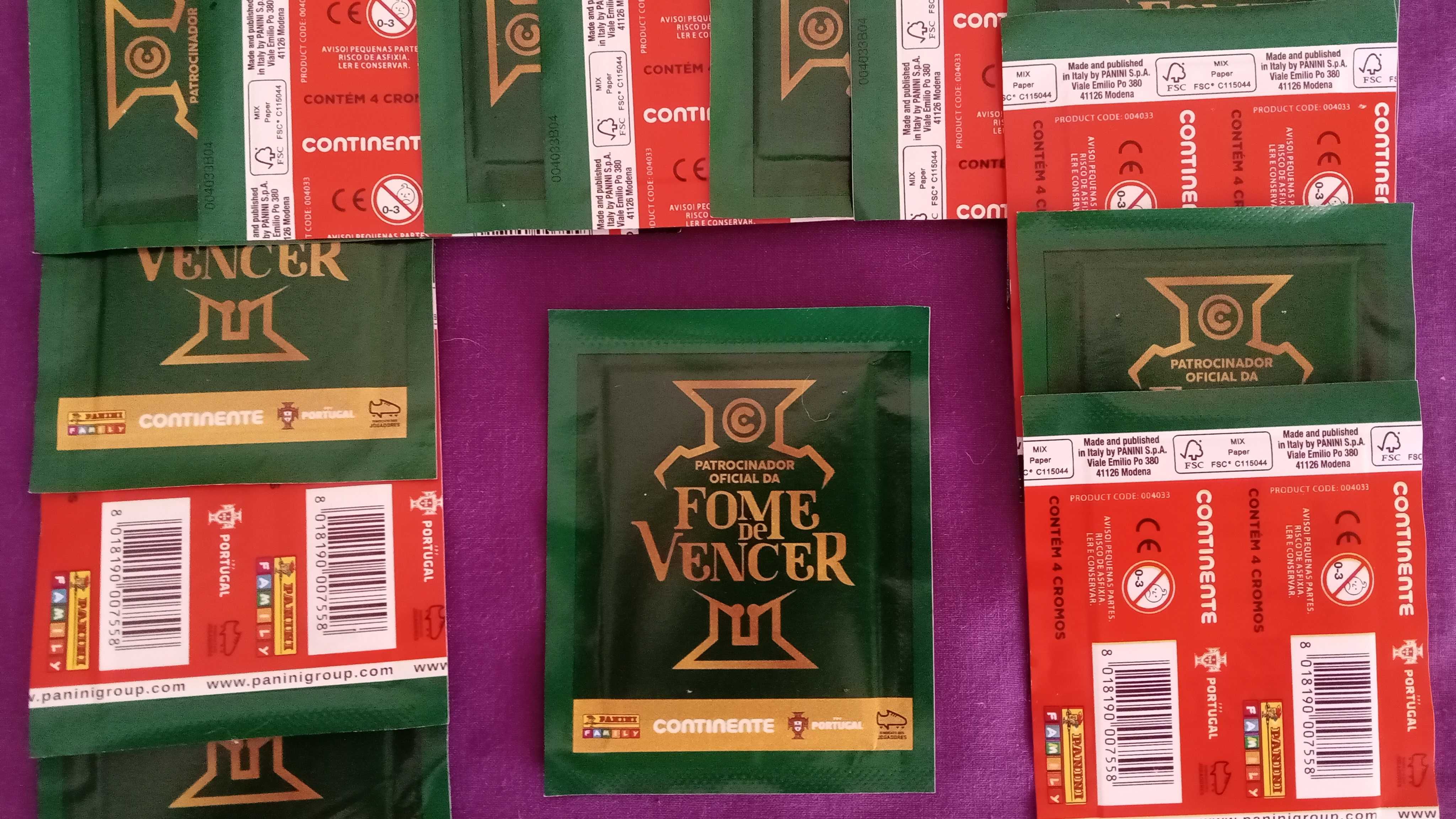 Saquetas fome de vencer 2021 troco por Heróis Cidade, disks infinity
