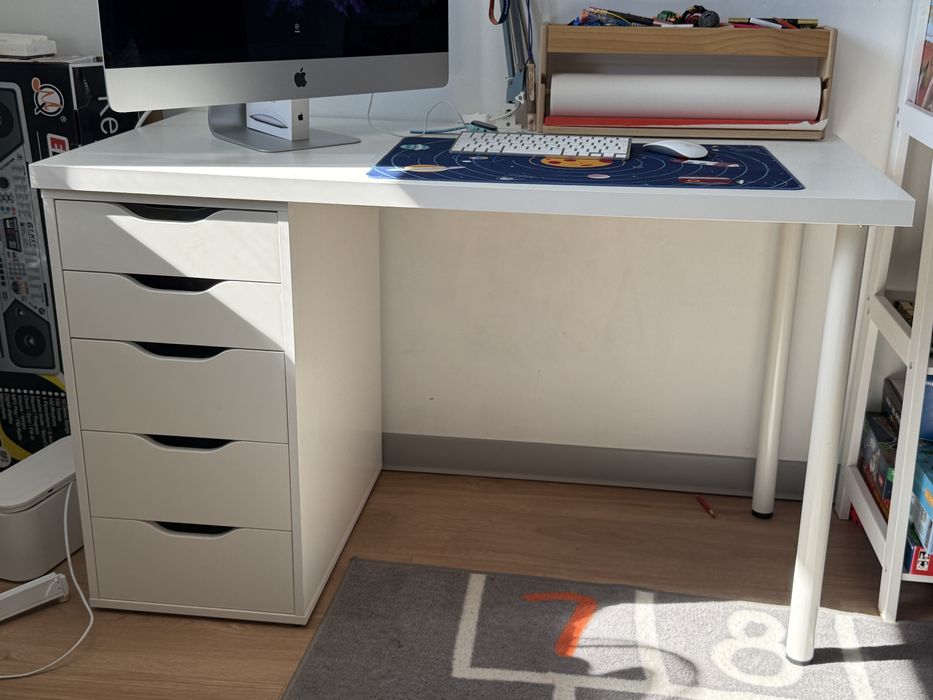 Biurko z szufladami ikea