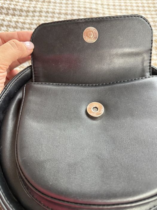 Сумка шкіряна чорна Udler