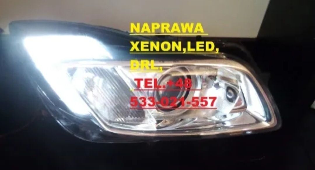 Reflektor Lampa xenon opel Insignia Astra J IV H naprawa