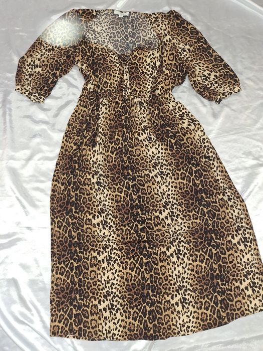 Шикарна леопардова сукня плаття розмір М