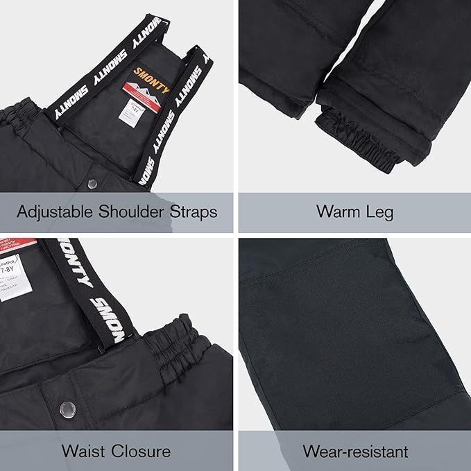 Dziecięcy Kombinezon Narciarski SMONTY, Brązowy, 3-4Y